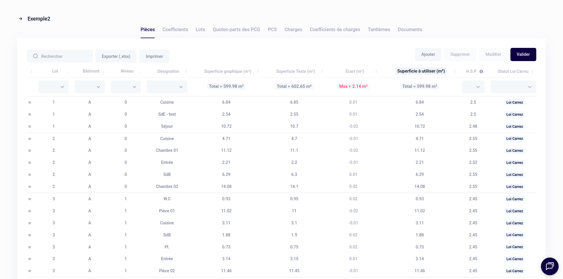 Capture d'écran du produit